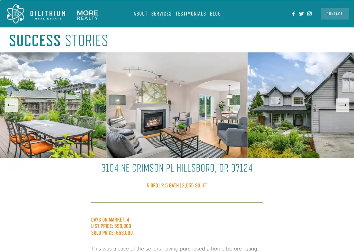 Success Story 3 Dilithium Real Estate — Dilithium Real Estate