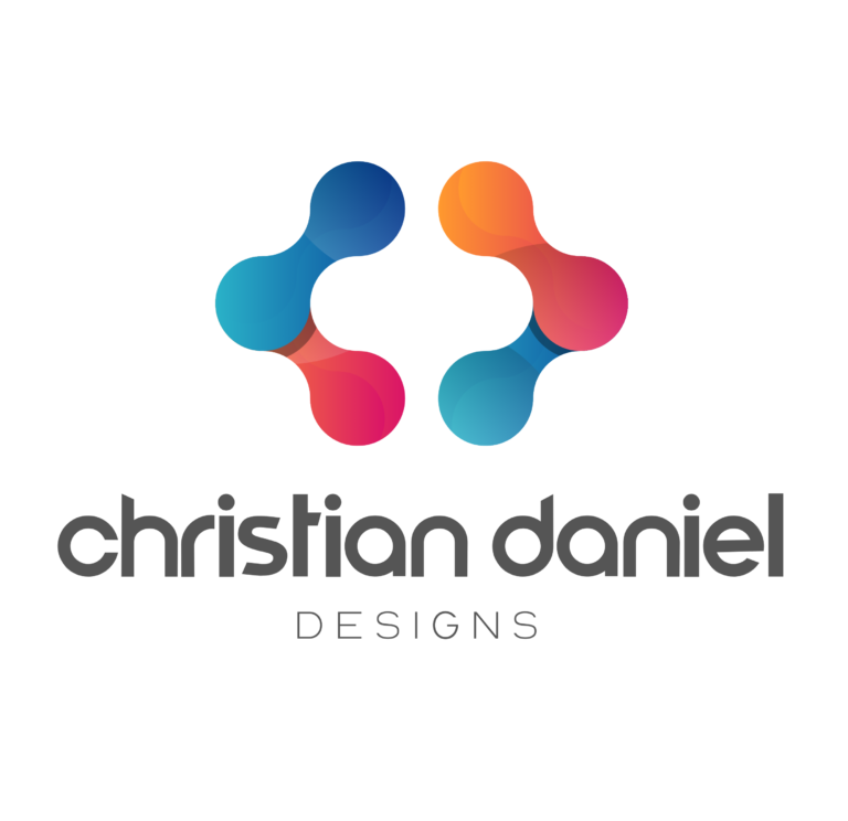 a logo with colorful circles