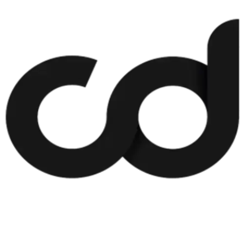 Logo of Christian Daniel Designs featuring stylized letters 'cd' in a monochromatic design.