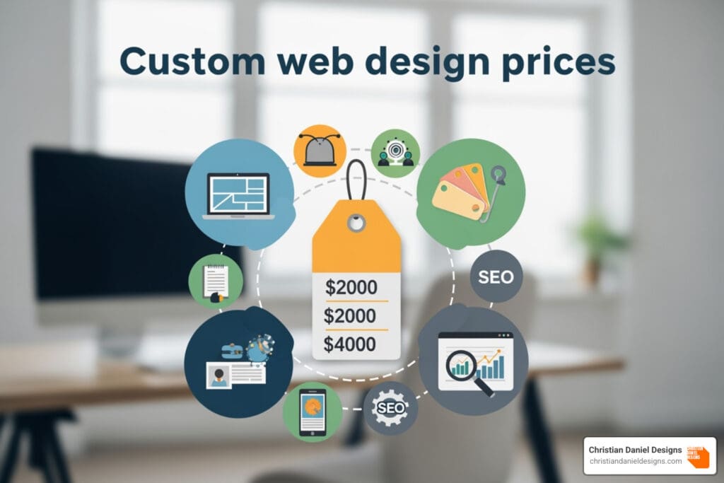 Custom web design prices