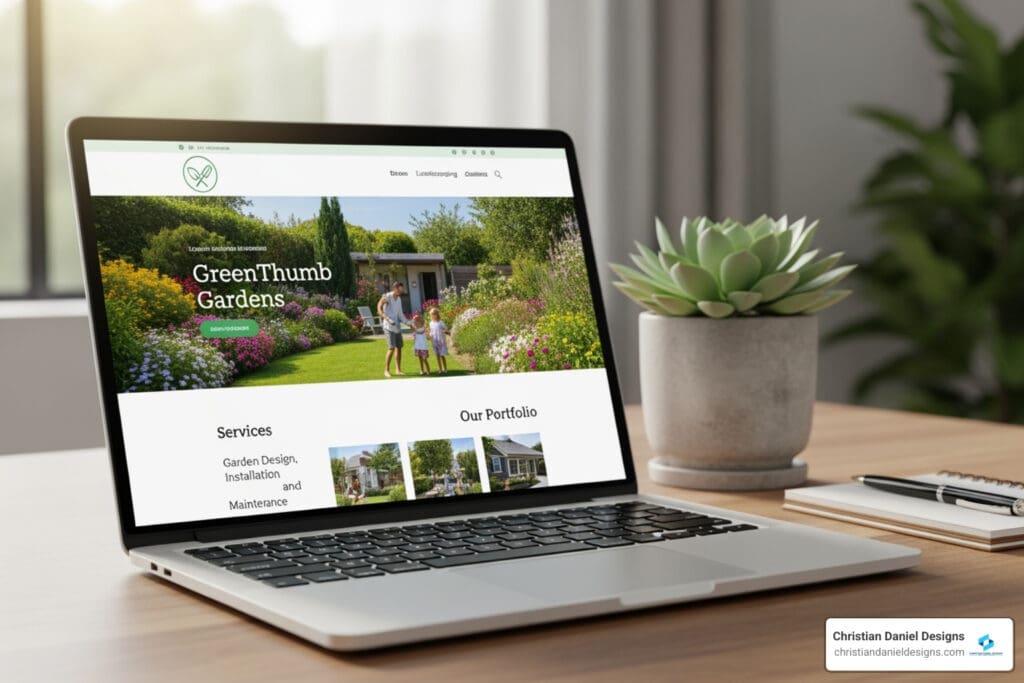 Custom website for small business