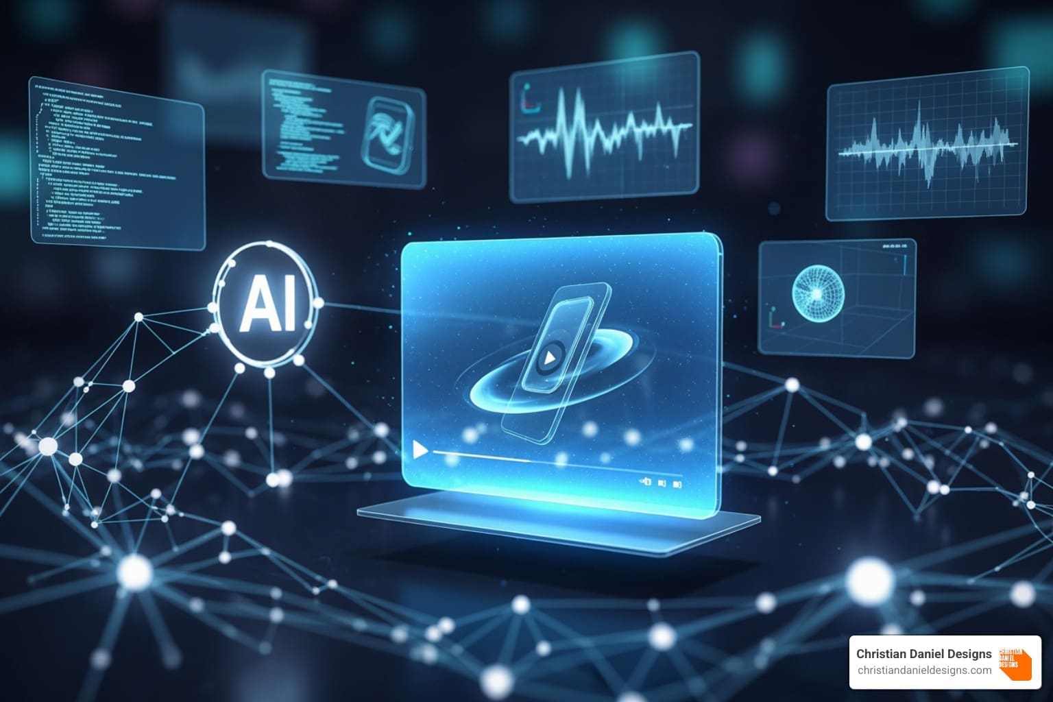 User interface showing various input options for an AI video generator - 3d product video ai