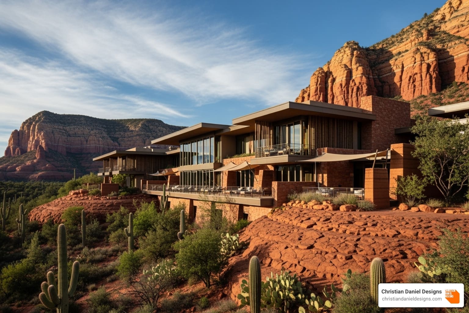 hotel exterior that blends with its local environment - design hotellerie